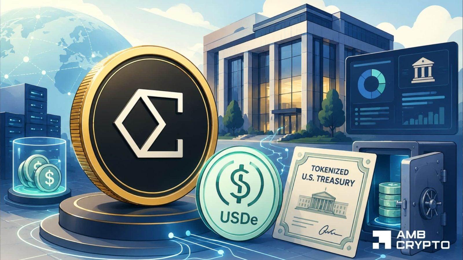 Ethena Integrates USDe With BlackRock's Aladdin as ENA Holds Near Cycle Low