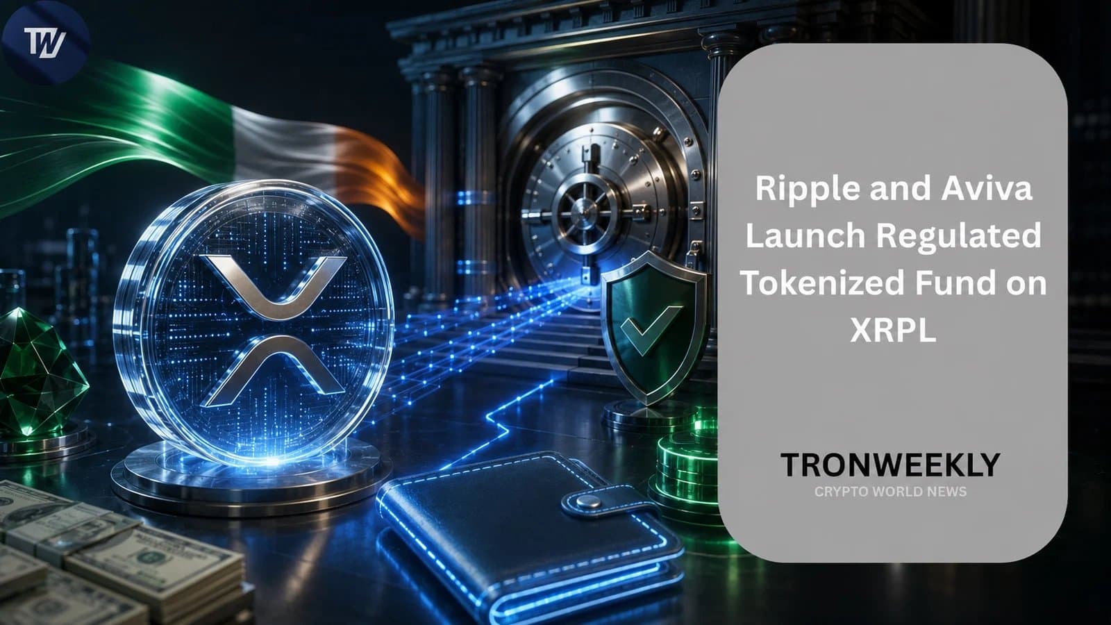 Aviva Investors Debuts Tokenized Fund Shares on XRP Ledger With Regulatory Green Light
