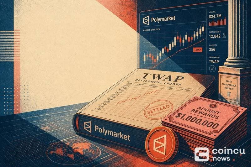 Polymarket Switches to TWAP for Crypto Bets Offering $1 Million in August Rewards