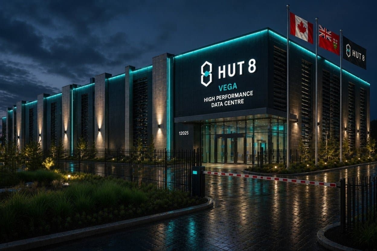 Hut 8 Secures $9.8B AI Data Center Lease, Shares Surge 16%