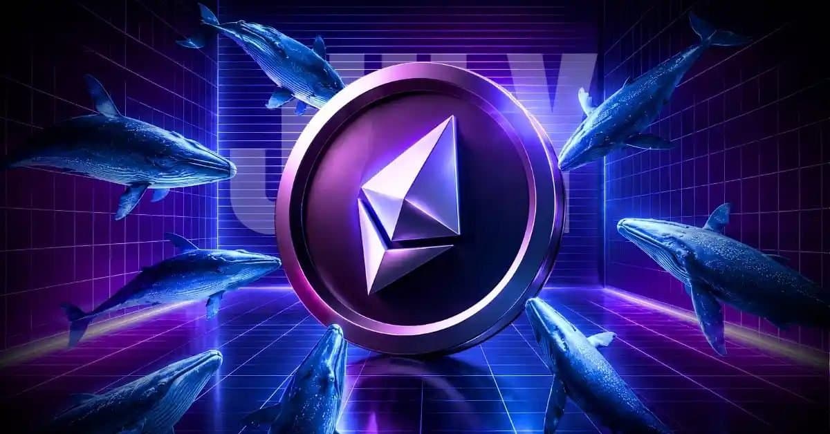 Ethereum Trades Near $1,882 as Whales Boost Holdings Ahead of $2,000 Target