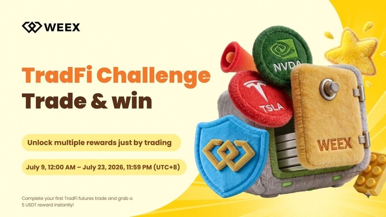 WEEX Launches 24/7 USDT-Margined Trading for Stocks and Commodities