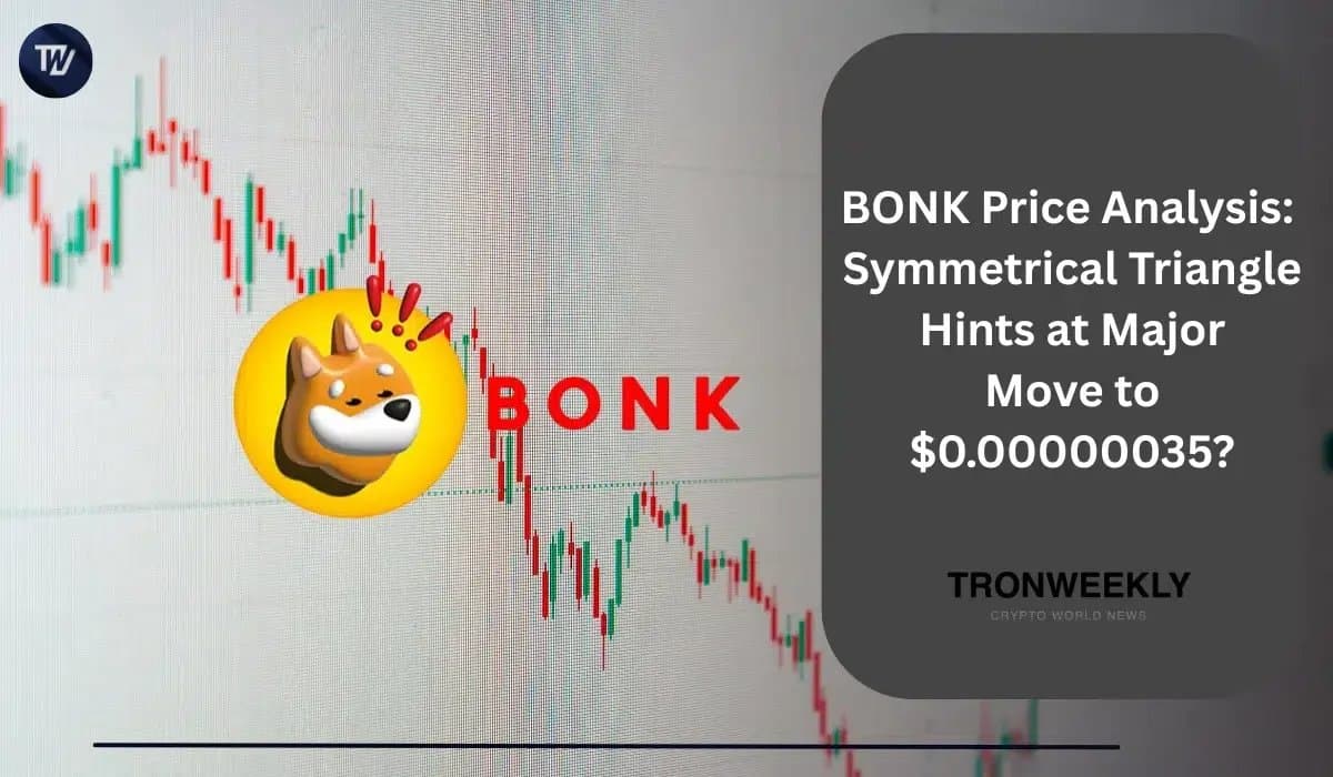 BONK Trades Inside Tight Triangle Amid Whale Transfer to Coinbase