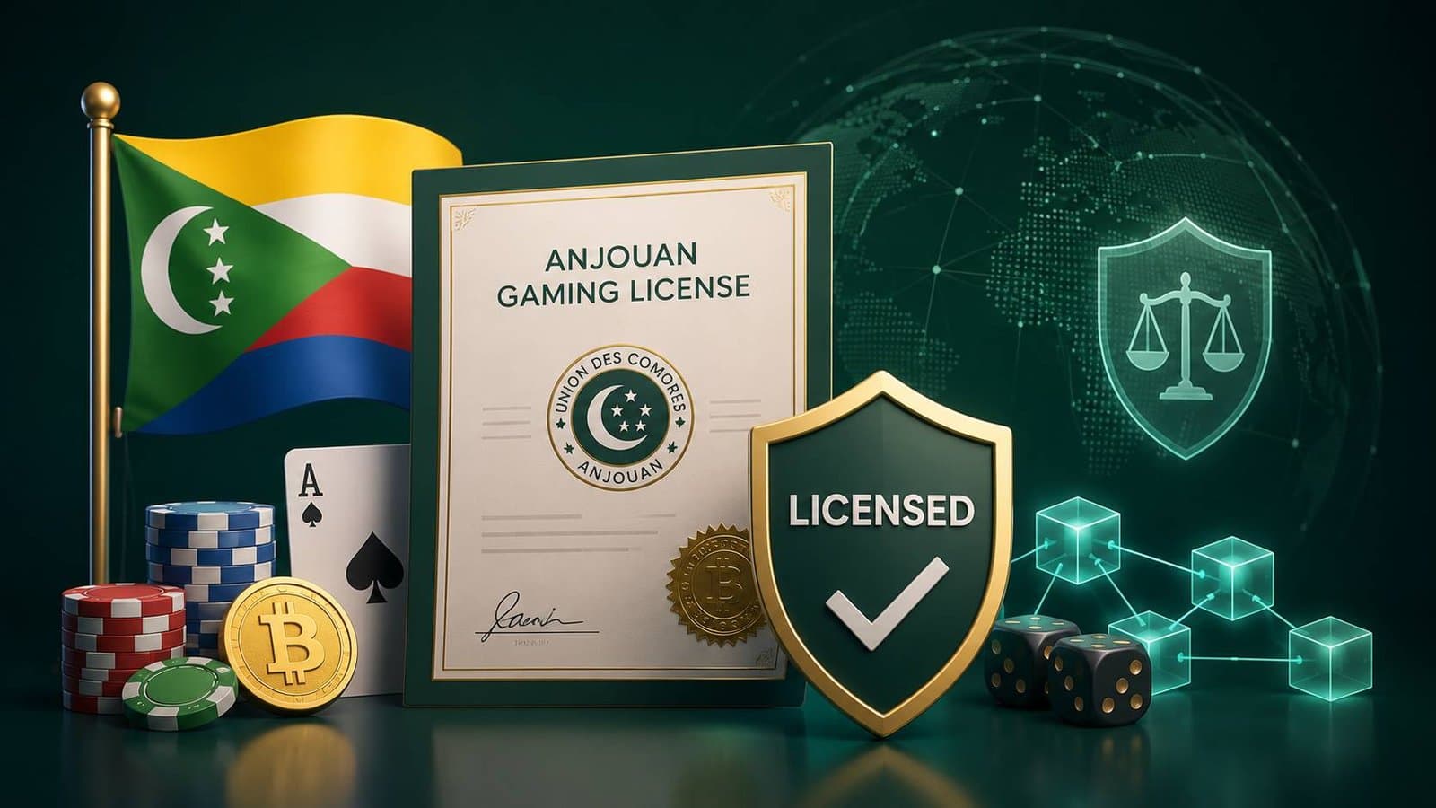 Anjouan Licensing Offers Broad Yet Limited Coverage for Web3 Casinos