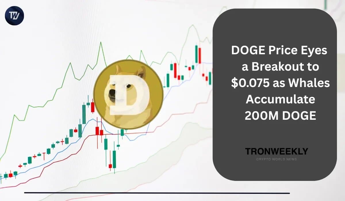 Whales Buy 200M DOGE as Price Nears Potential Breakout at $0.075