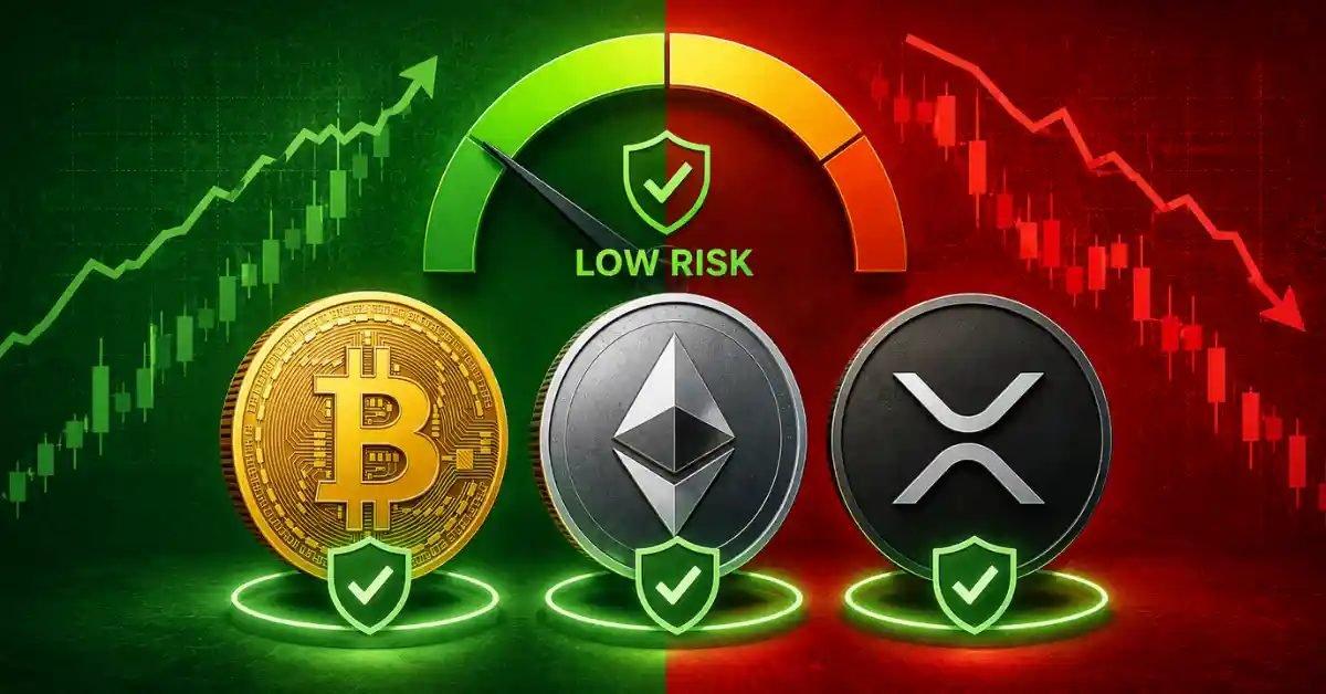 Crypto Prices of Major Assets Show Signs of Low Risk
