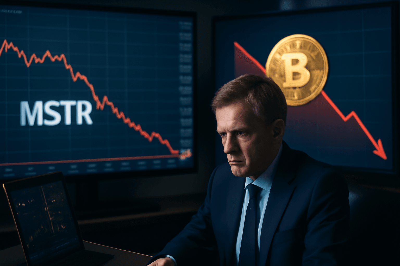 MSTR Stock Valuation Hits Historic Low Amid Bitcoin Price Decline