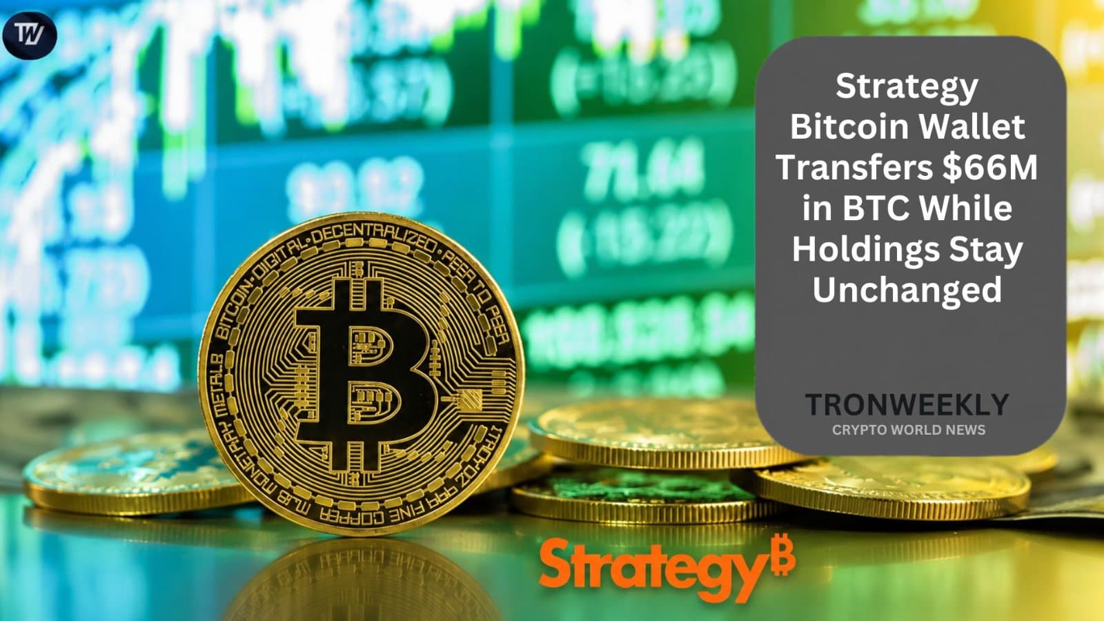 Saylor's Company Shuffles $66M in Bitcoin While Vault Stays Intact