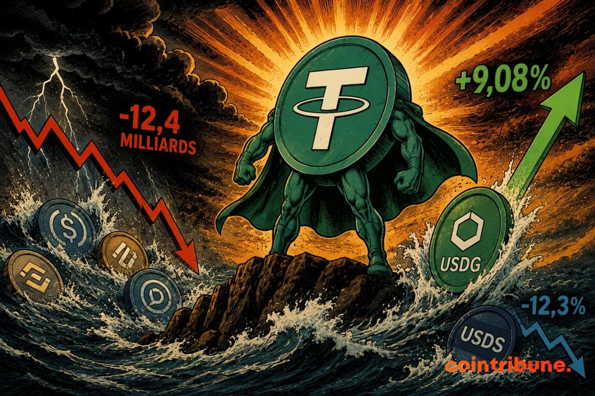 Stablecoin Market Sees $12.4B Outflow as Tether and USDC Maintain Stability
