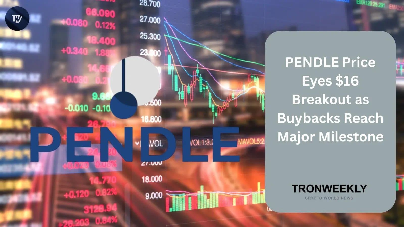 PENDLE Approaches Key Resistance Level Amid Strong Buyback Activity