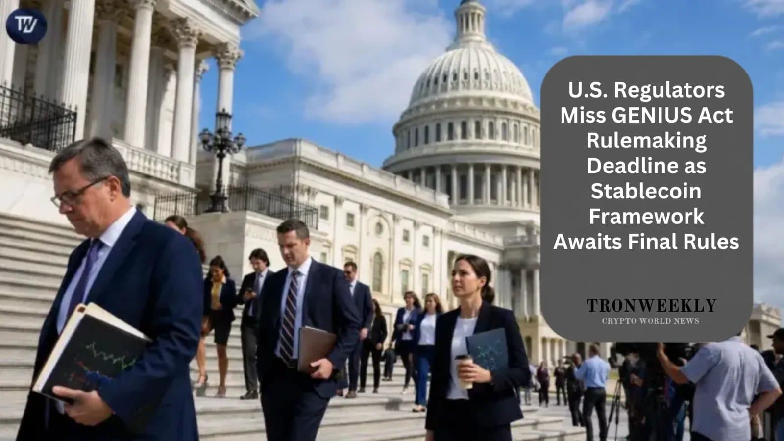 US Regulators Fail to Meet GENIUS Act Rulemaking Deadline for Stablecoins
