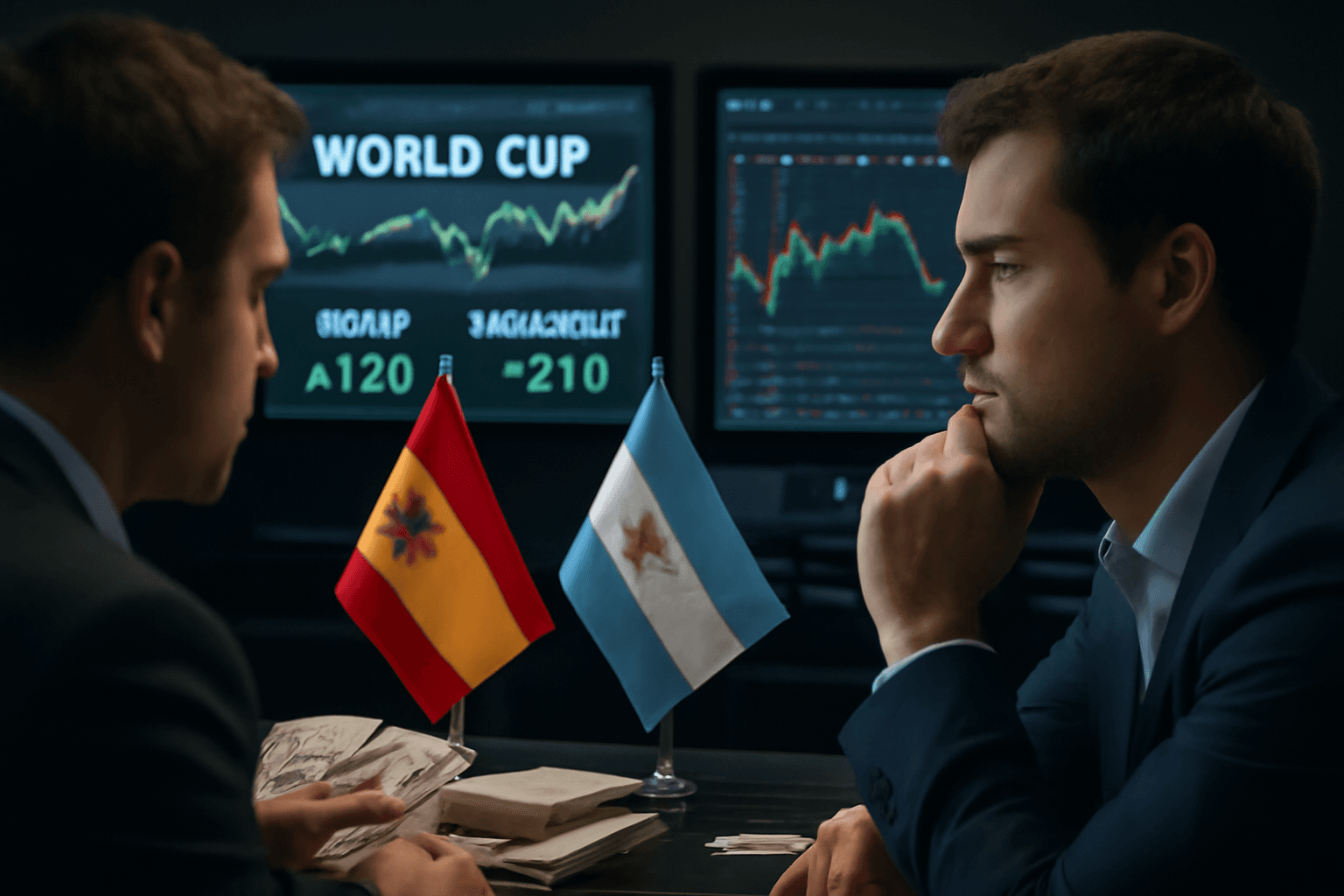 Spain Favored Over Argentina in $5.5B World Cup Betting Markets
