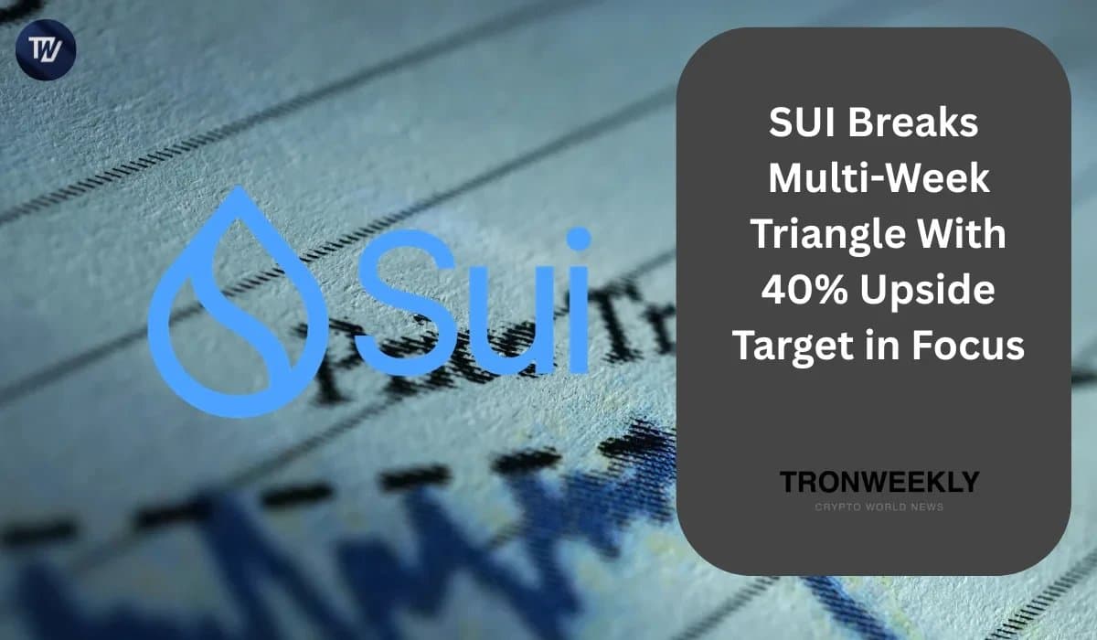SUI Surpasses Symmetrical Triangle With Potential 40% Price Increase