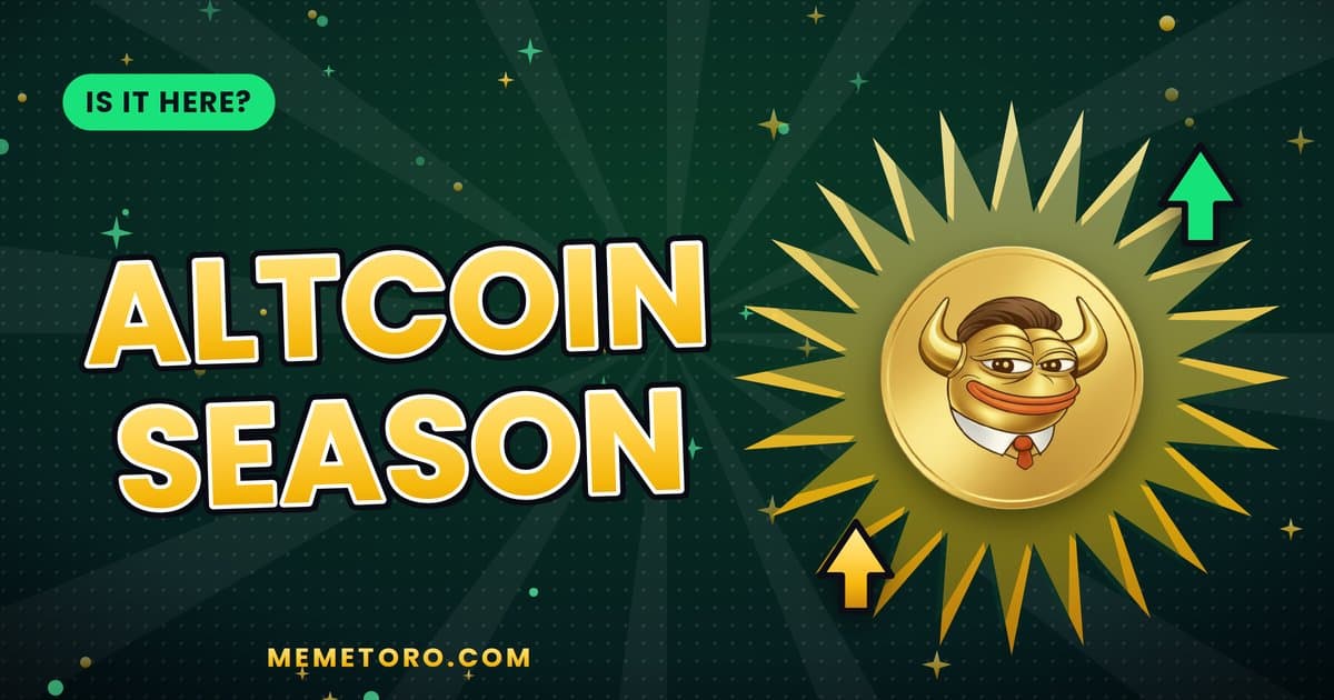 MemeToro AI-Powered Memecoin Presale Aligns with Altcoin Season Signs