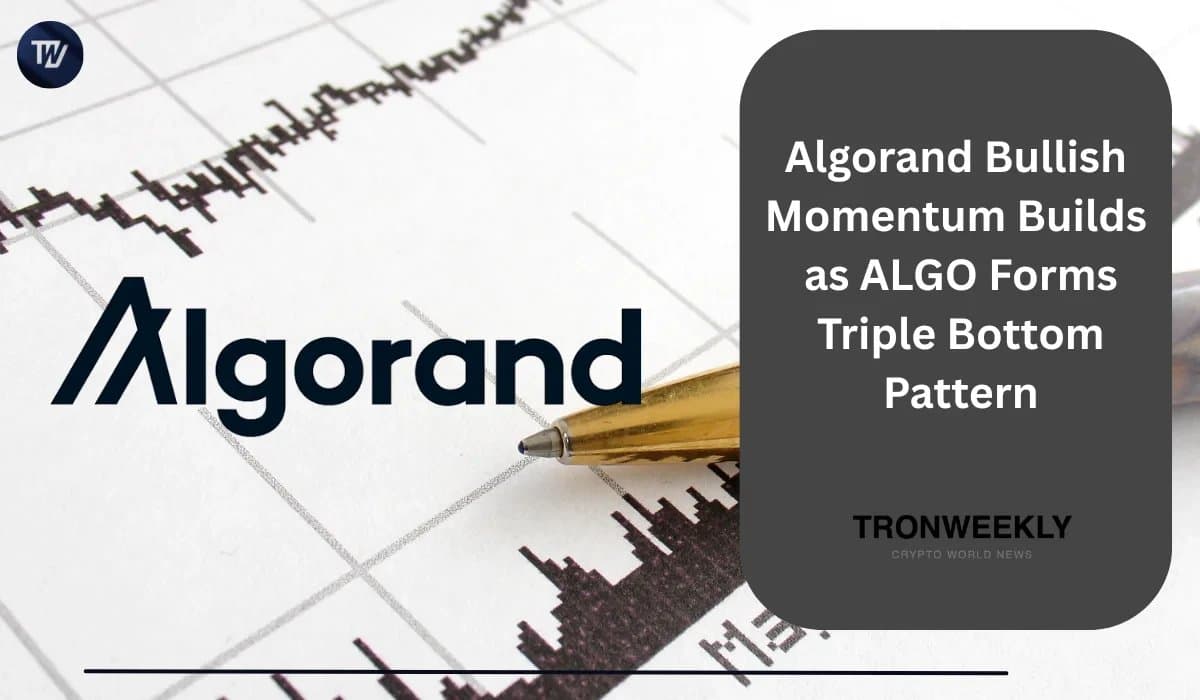 Algorand ALGO Shows Signs of Bullish Reversal with Triple Bottom Pattern