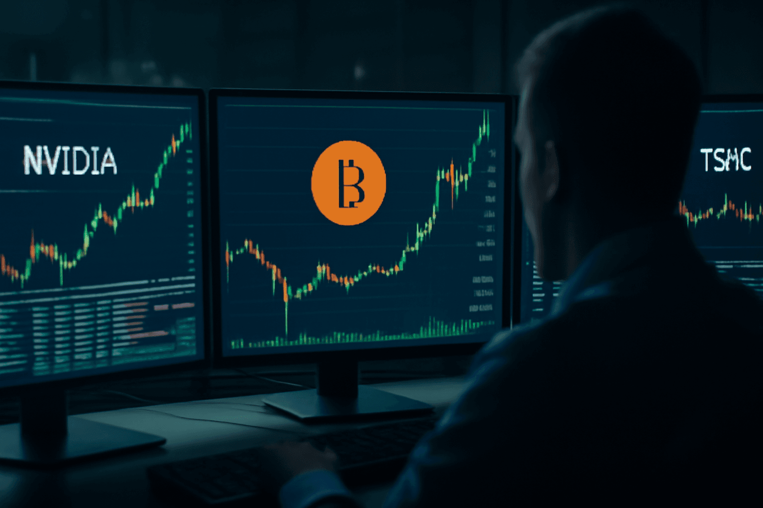 Nvidia and TSMC Boost Pre-Market Gains as Bitcoin Surges Above $66K