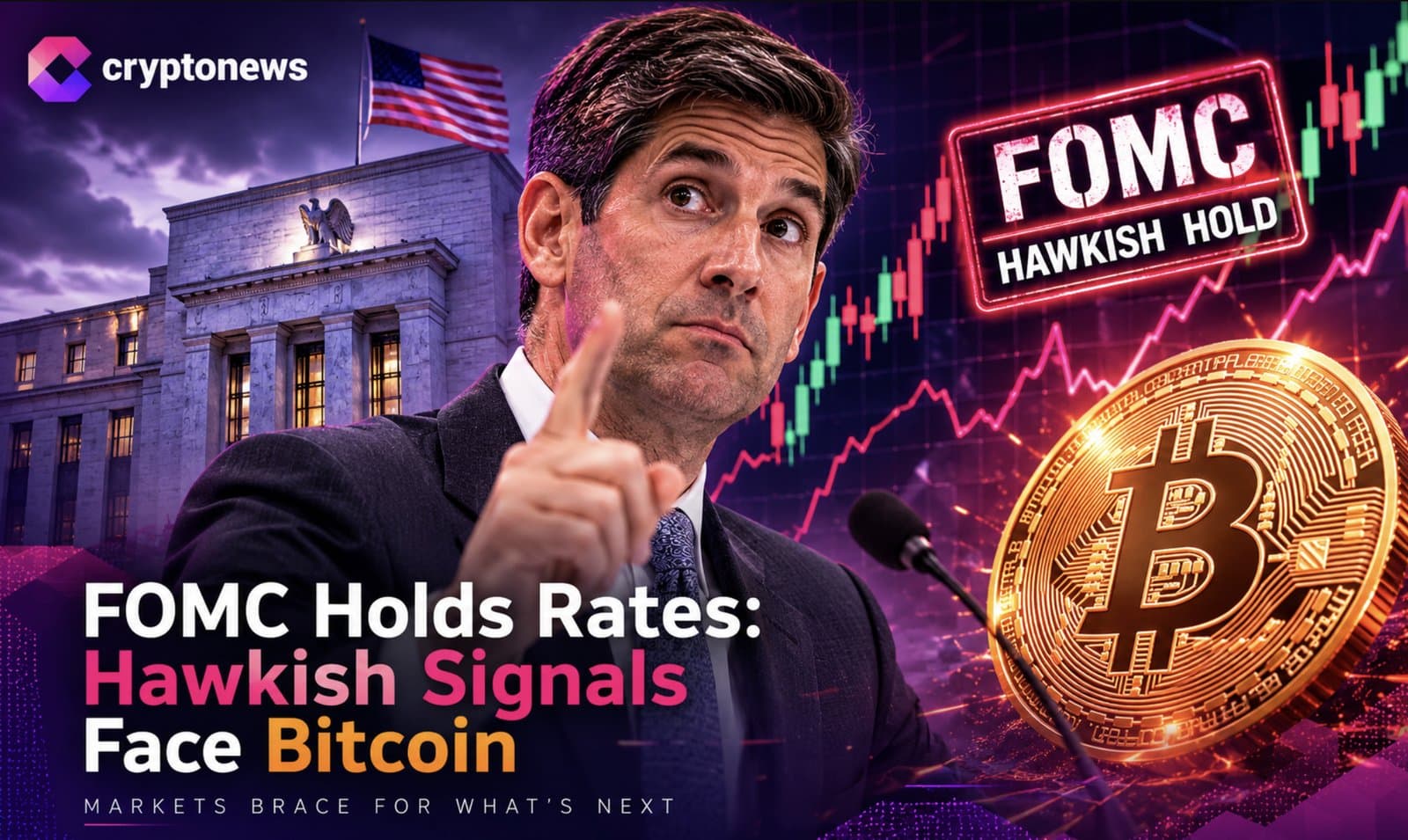 Federal Reserve Holds Rates Amid Market Jitters, Bitcoin ETFs See Fresh Demand While Ethereum Slides